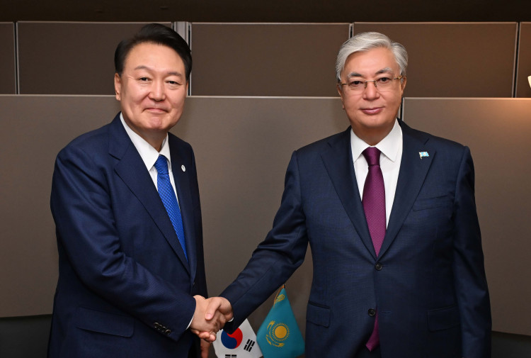 The Head of State held talks with President of the Republic of Korea Yoon Suk Yeol